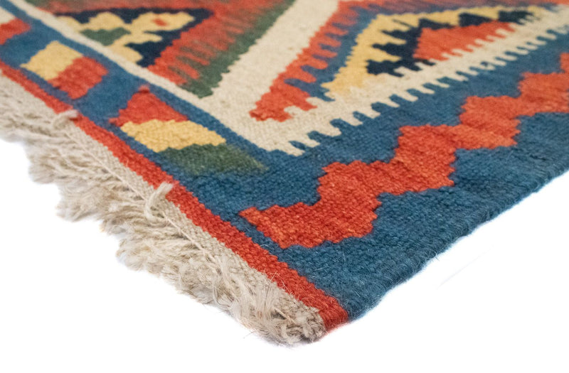 Kelim-tæppe - orientalsk - 90 x 64 cm - beige