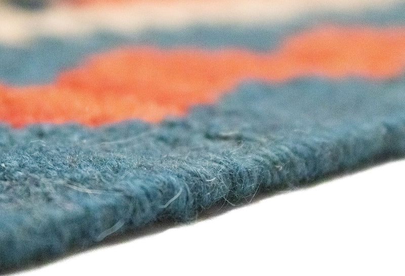 Kelim-tæppe - orientalsk - 90 x 64 cm - beige