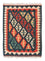 Kelim-tæppe - orientalsk - 95 x 70 cm - flerfarvet