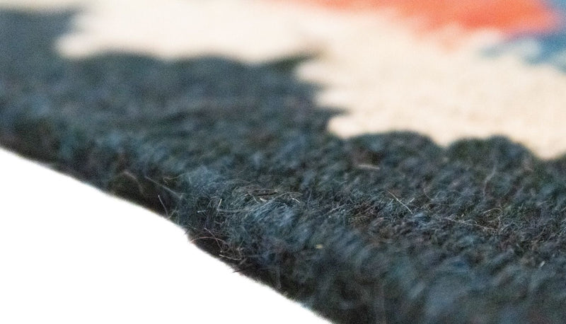 Kelim-tæppe - orientalsk - 88 x 63 cm - beige