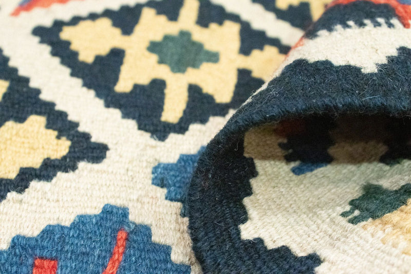 Kelim-tæppe - orientalsk - 88 x 63 cm - beige