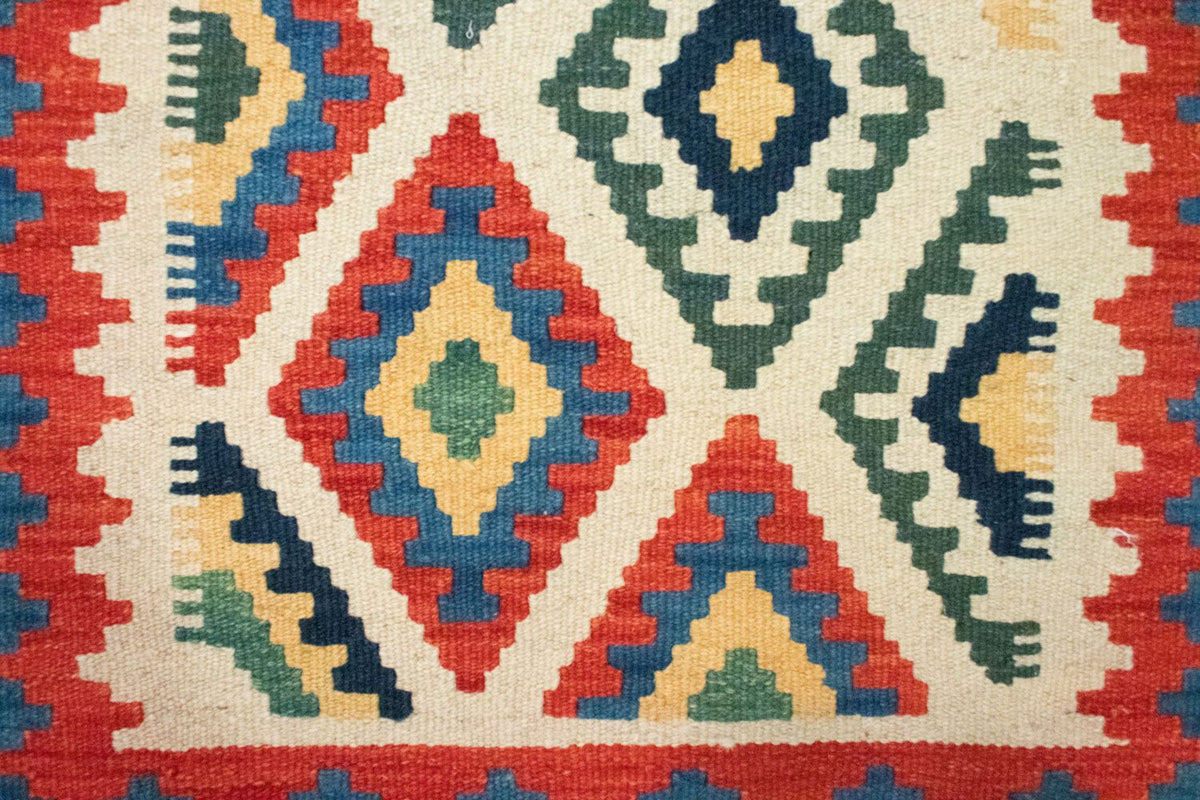 Kelim-tæppe - orientalsk - 88 x 61 cm - beige