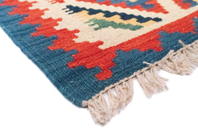 Kelim-tæppe - orientalsk - 88 x 61 cm - beige