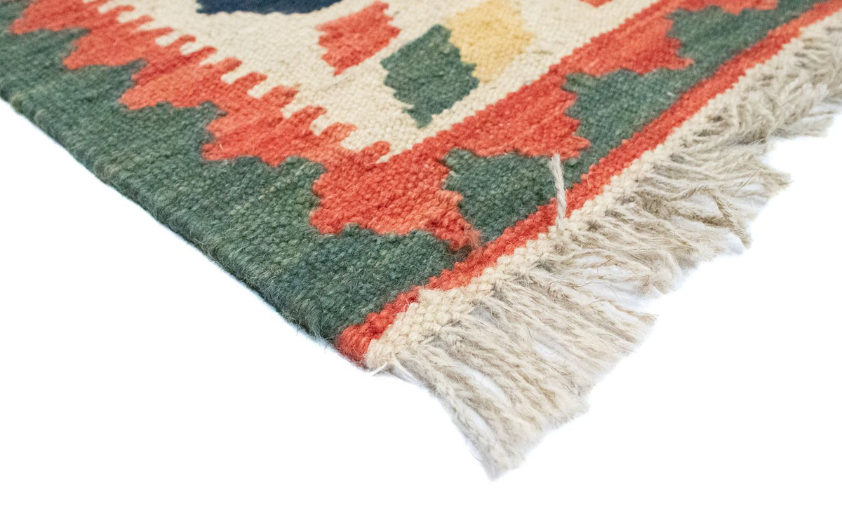 Kelim-tæppe - orientalsk - 95 x 65 cm - orange