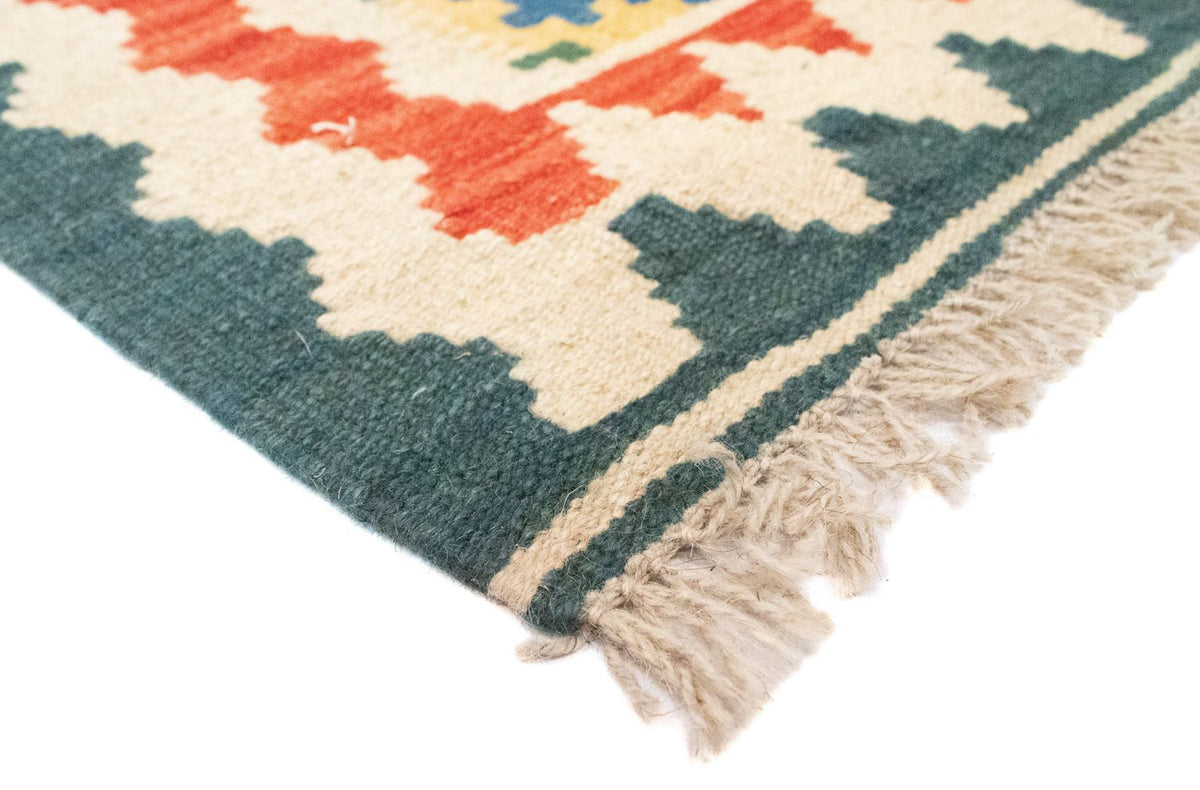 Kelim-tæppe - orientalsk - 89 x 67 cm - beige