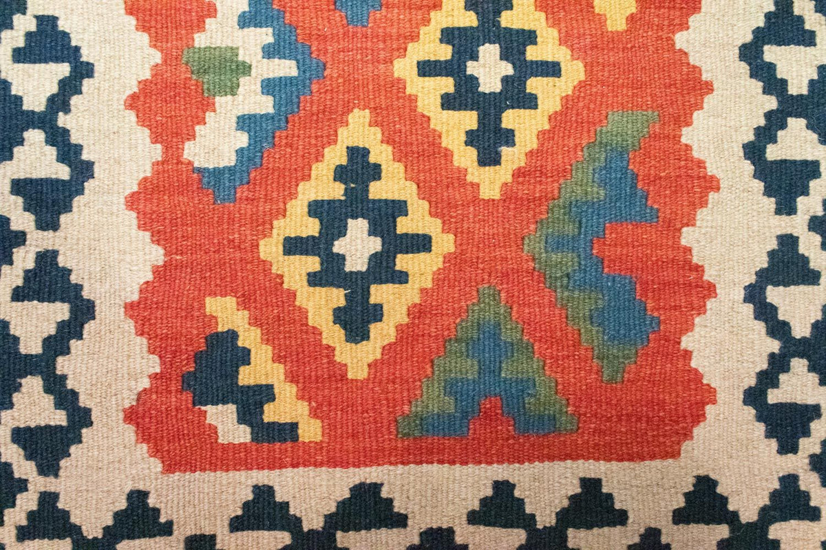 Kelim-tæppe - orientalsk - 91 x 61 cm - orange