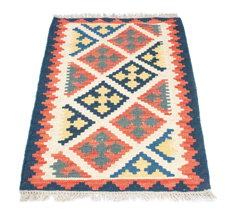 Kelim-tæppe - orientalsk - 95 x 65 cm - orange