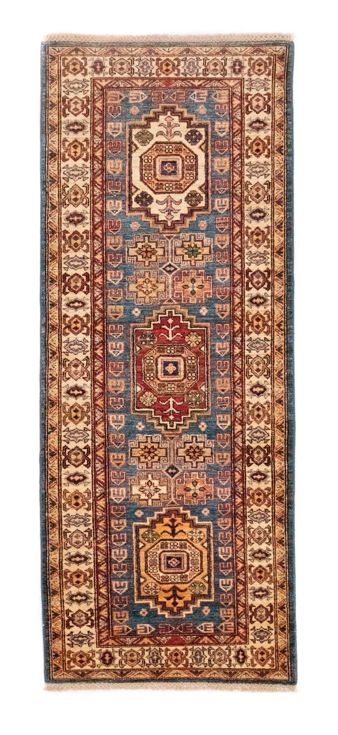 Løber Ziegler Carpet - Kazak - 212 x 79 cm - blå