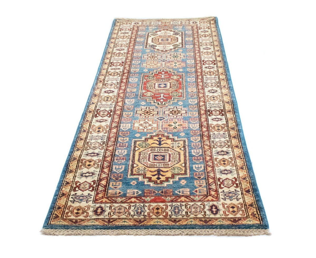 Løber Ziegler Carpet - Kazak - 212 x 79 cm - blå