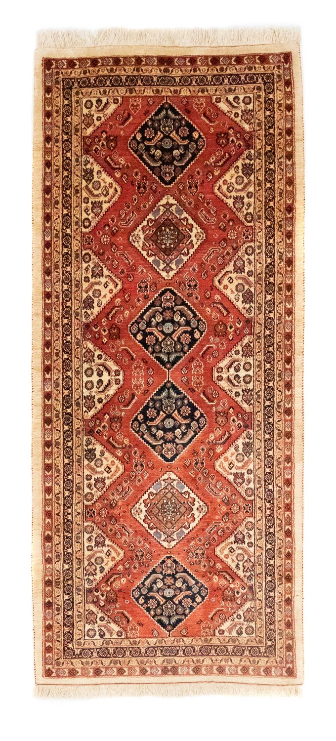 Løber Persisk tæppe - Nomadisk - 249 x 96 cm - rød