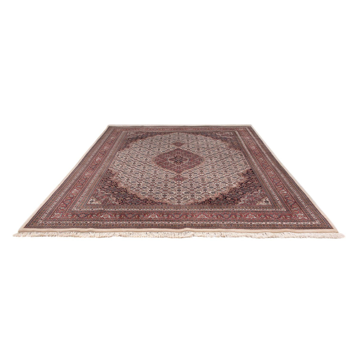 Orientalsk tæppe - Bijar - Indus - 303 x 245 cm - beige