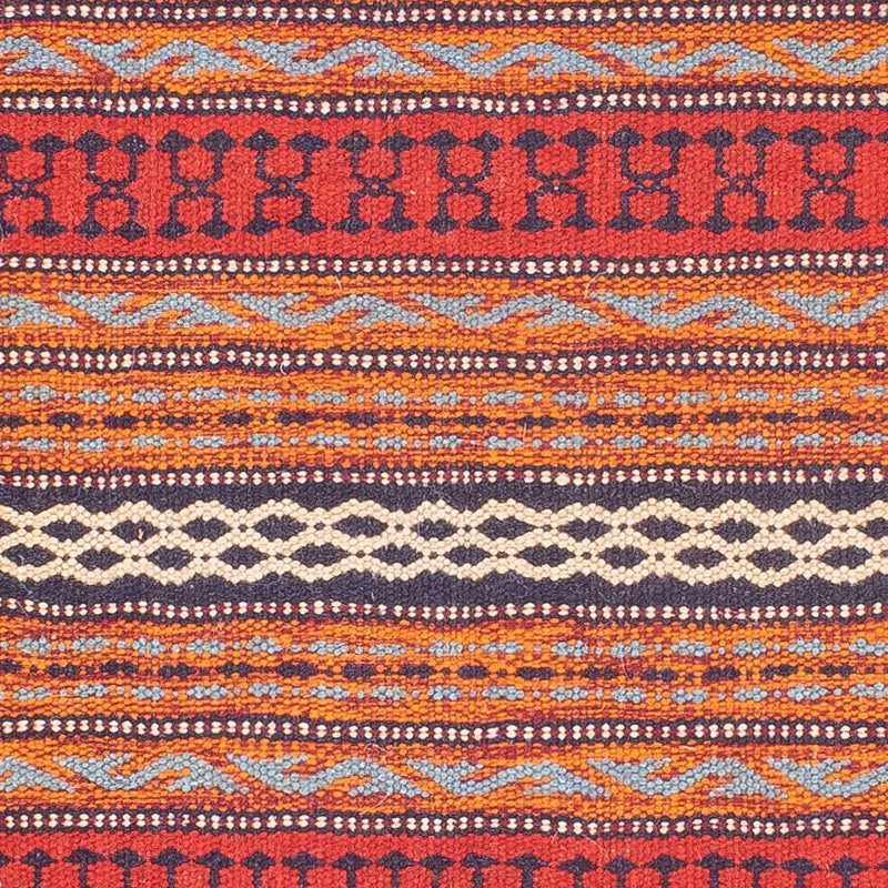 Kelim-tæppe - orientalsk - 123 x 80 cm - flerfarvet