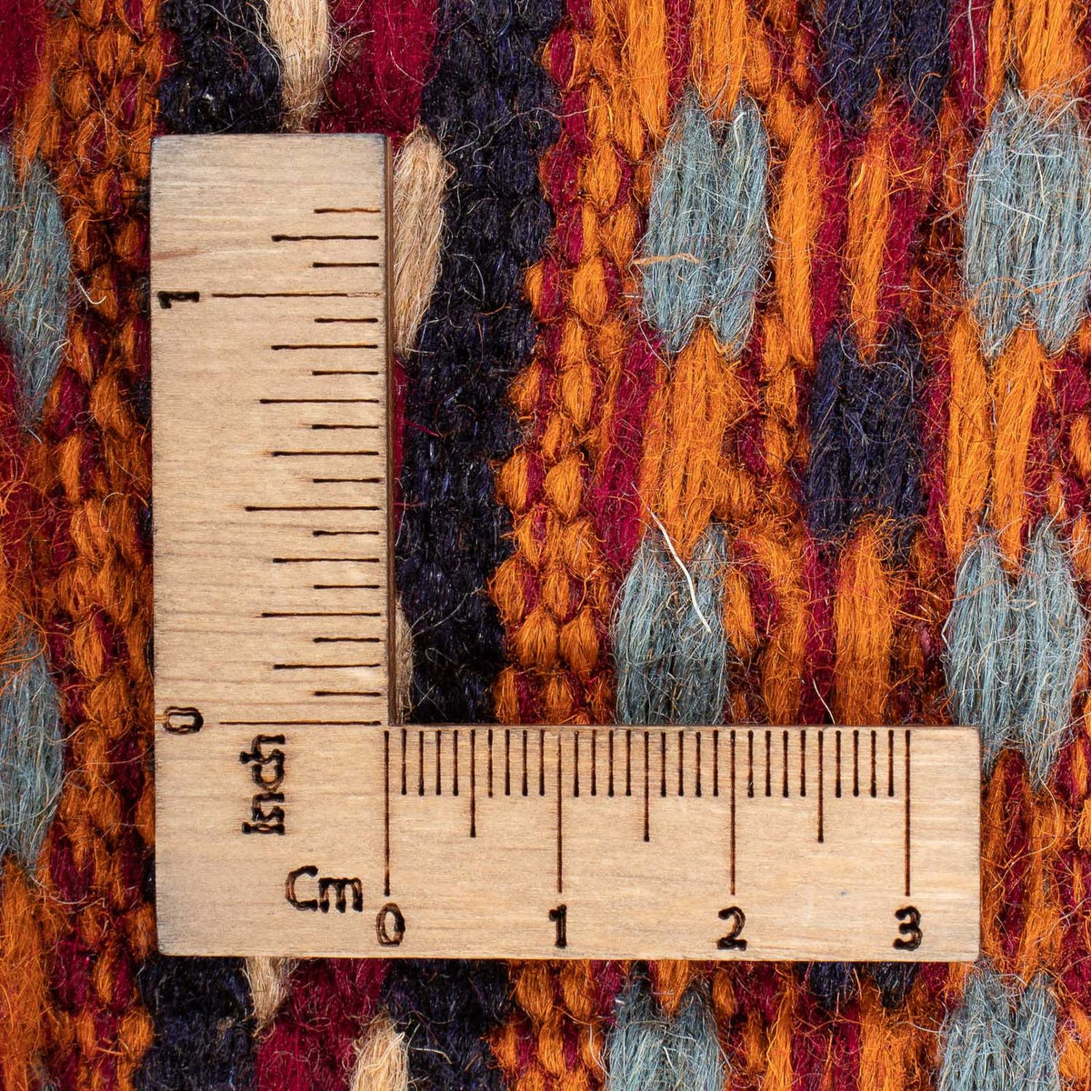 Kelim-tæppe - orientalsk - 123 x 80 cm - flerfarvet