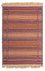 Kelim-tæppe - orientalsk - 122 x 78 cm - flerfarvet