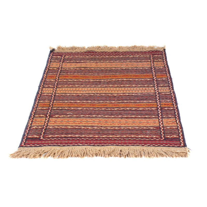 Kelim-tæppe - orientalsk - 122 x 78 cm - flerfarvet