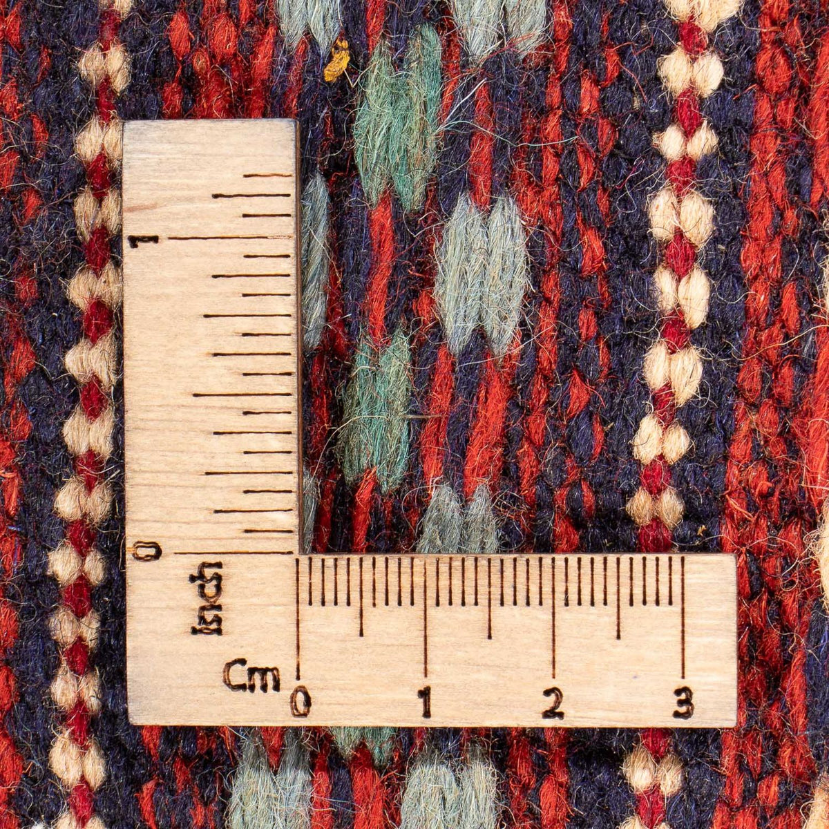Kelim-tæppe - orientalsk - 122 x 78 cm - flerfarvet