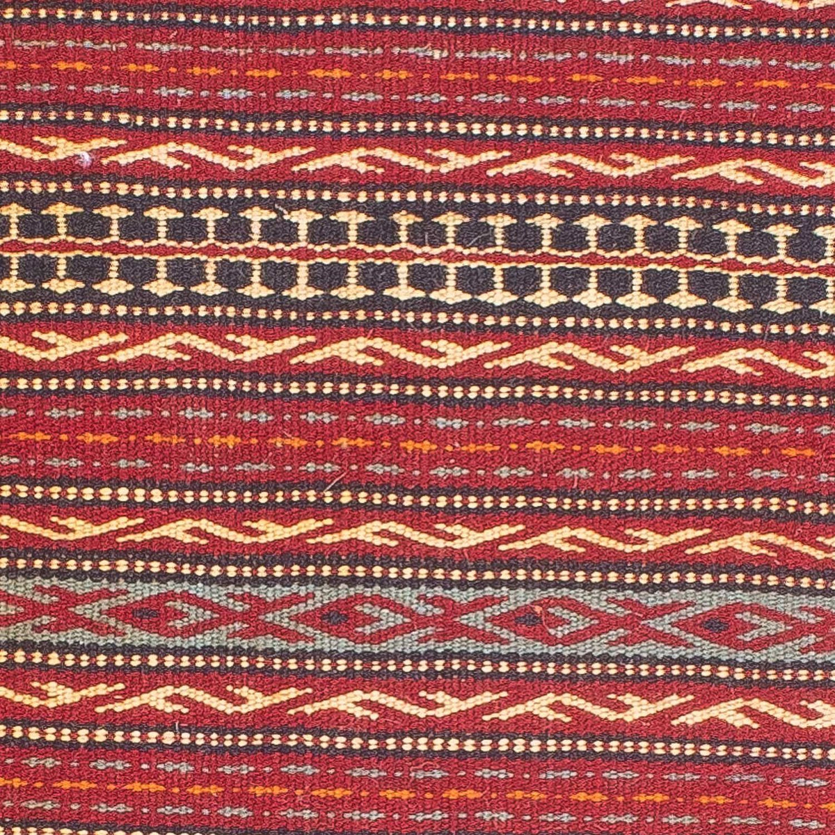 Løber Kelim-tæppe - orientalsk - 200 x 72 cm - flerfarvet