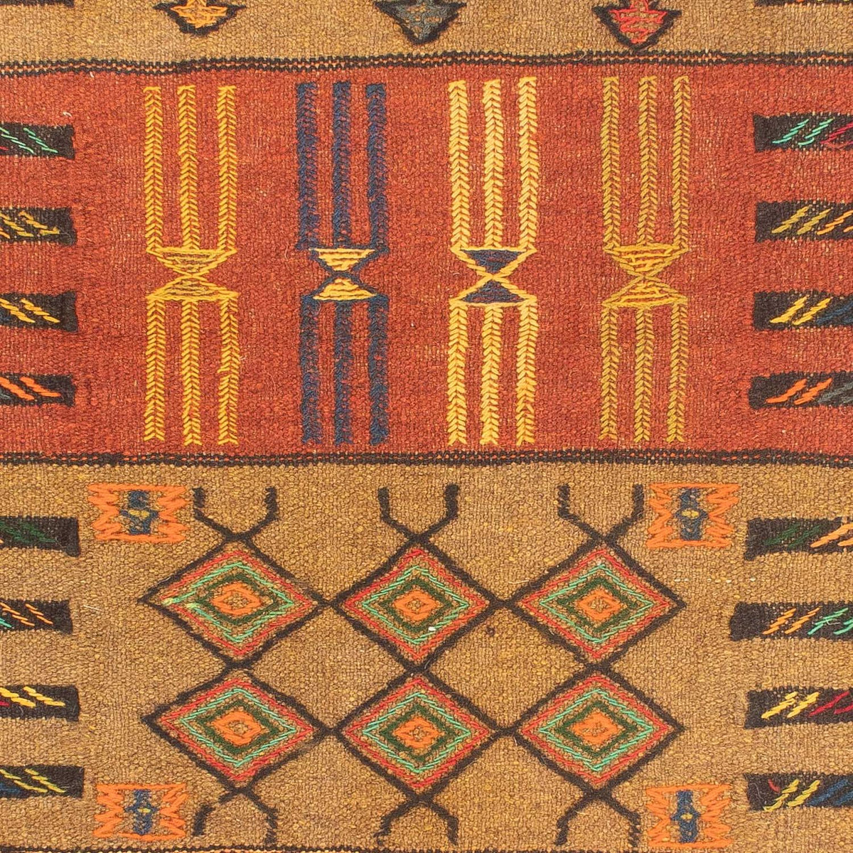 Kelim-tæppe - orientalsk - 175 x 110 cm - flerfarvet