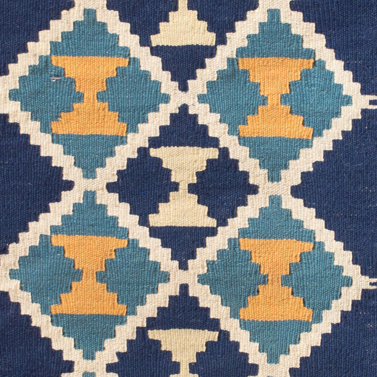 Kelim-tæppe - orientalsk - 87 x 57 cm - flerfarvet