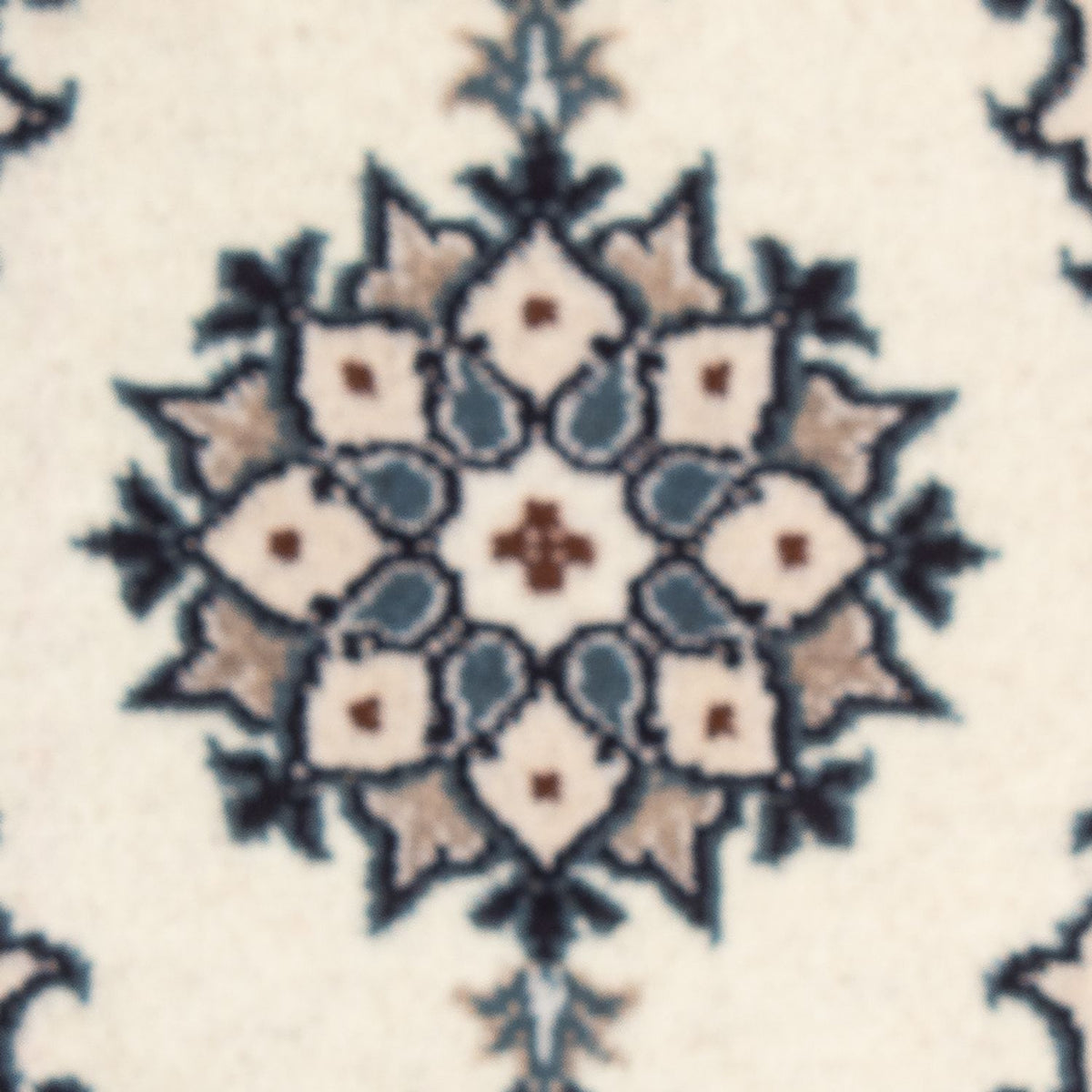 Persisk tæppe - Nain - 60 x 40 cm - creme