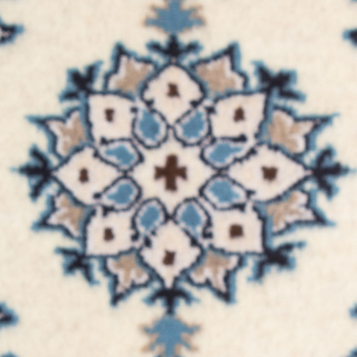 Persisk tæppe - Nain - 60 x 40 cm - creme