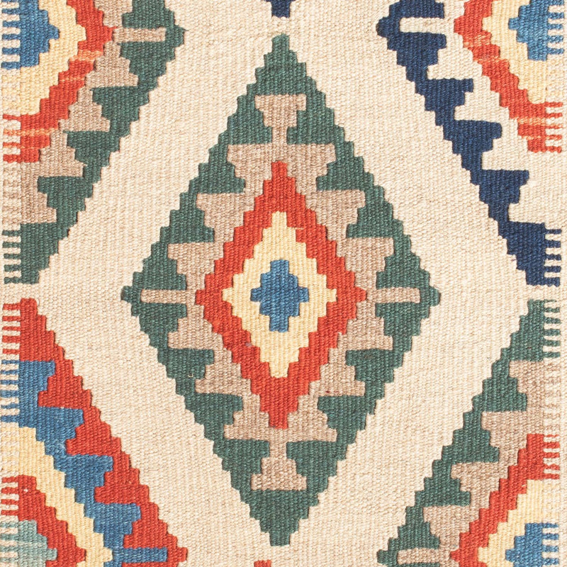 Kelim-tæppe - orientalsk - 95 x 62 cm - flerfarvet