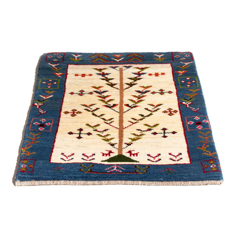 Gabbeh-tæppe - Persisk - 92 x 63 cm - flerfarvet