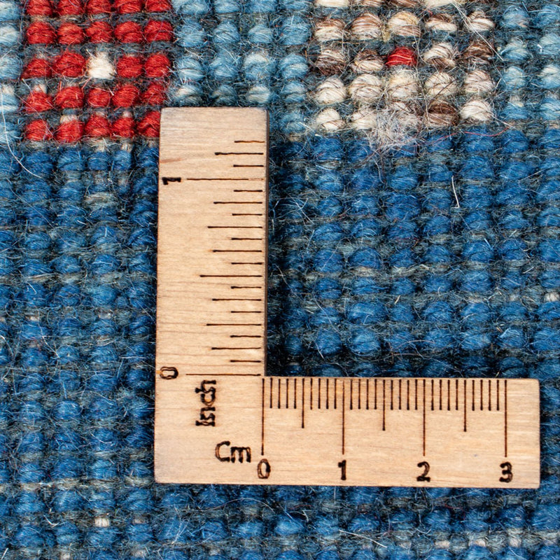 Gabbeh-tæppe - Persisk - 204 x 151 cm - blå