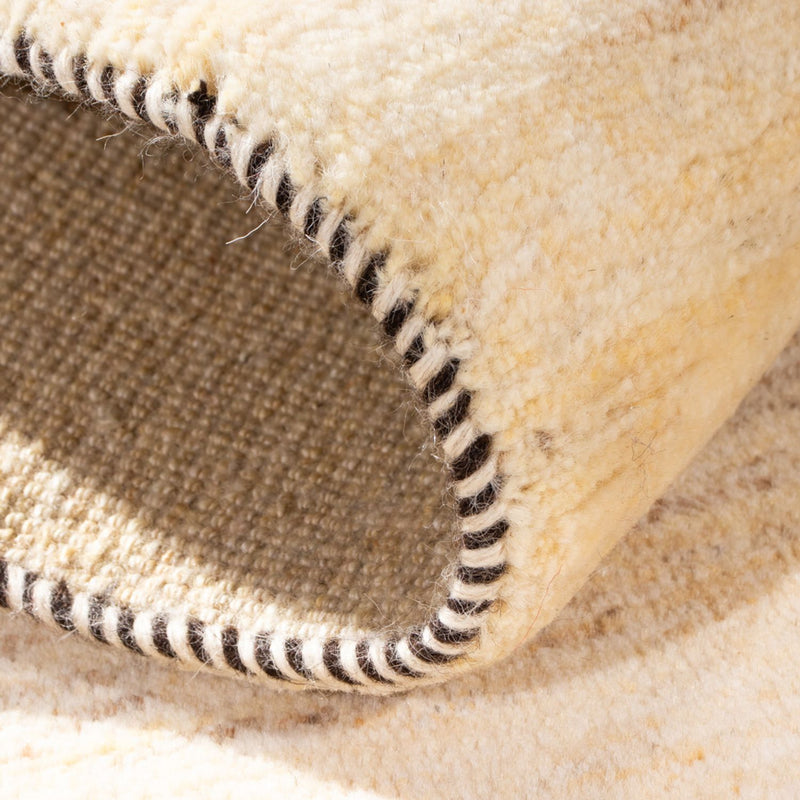 Gabbeh-tæppe - Persisk - 136 x 72 cm - lys beige