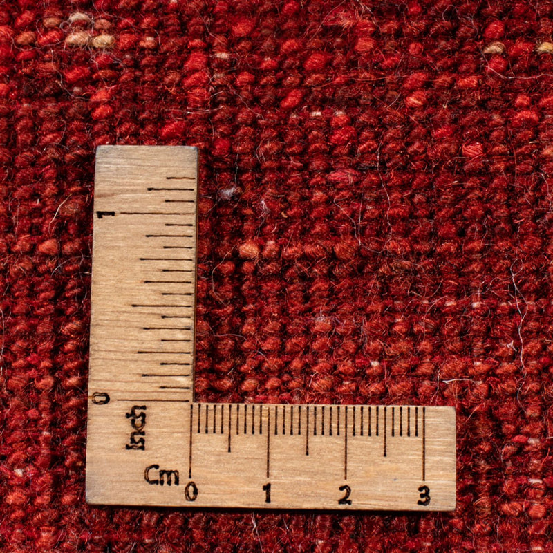 Gabbeh Tæppe - Loribaft Persisk - 297 x 205 cm - rød