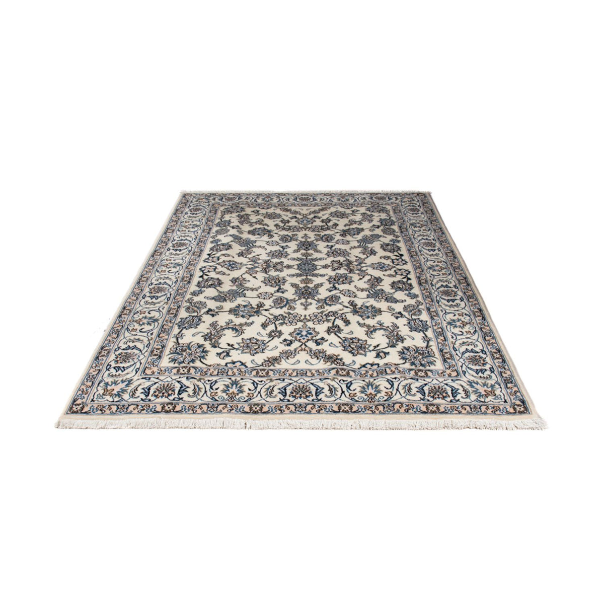Persisk tæppe - Nain - 243 x 166 cm - creme