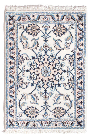 Persisk tæppe - Nain - 90 x 60 cm - creme