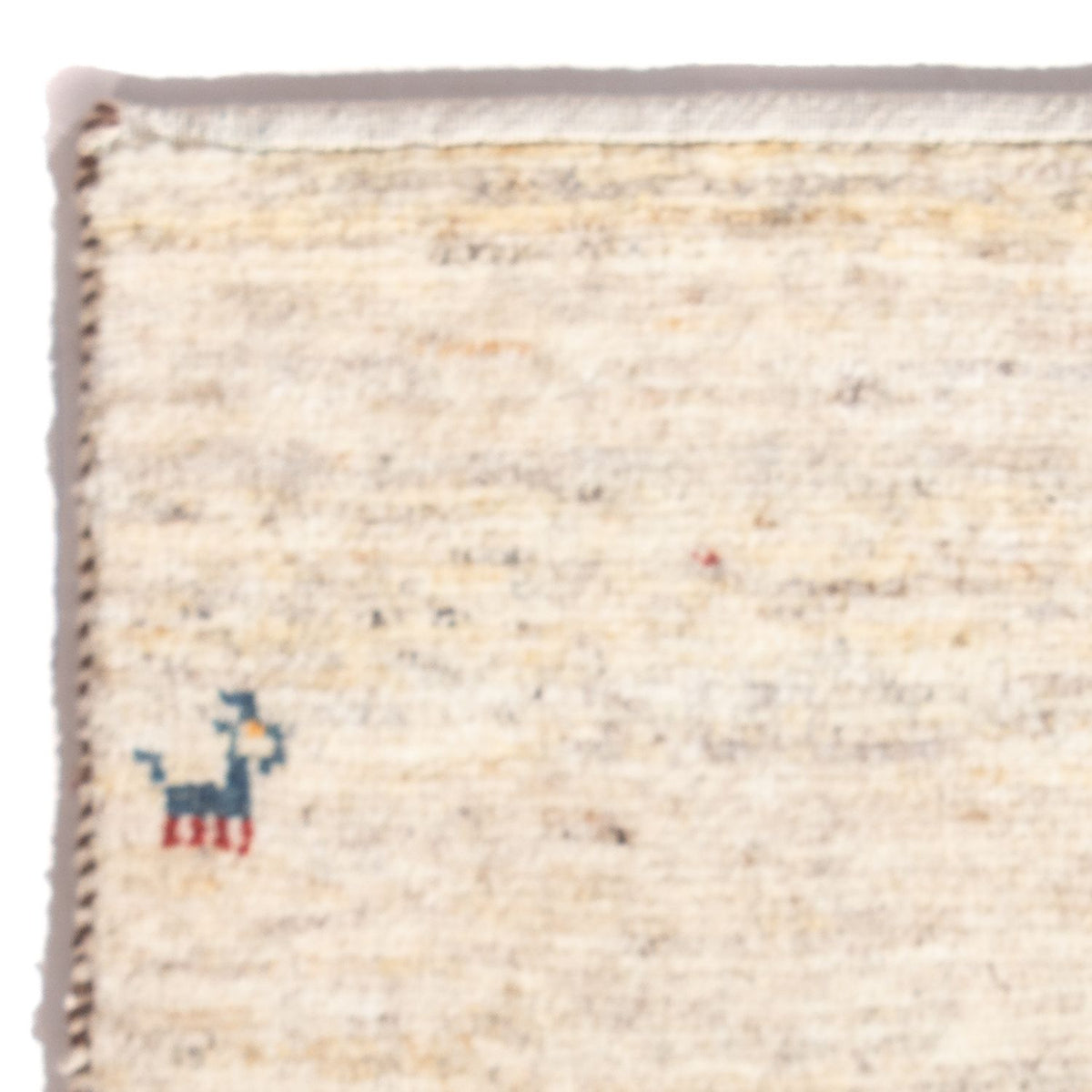 Gabbeh-tæppe - Persisk - 60 x 40 cm - creme