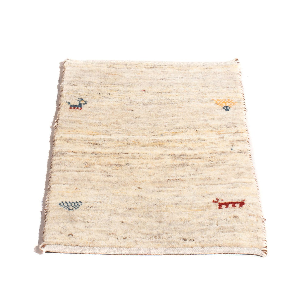 Gabbeh-tæppe - Persisk - 60 x 40 cm - creme