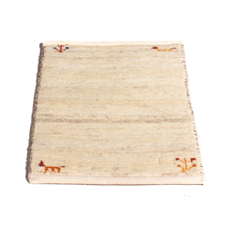 Gabbeh-tæppe - Persisk - 60 x 40 cm - creme