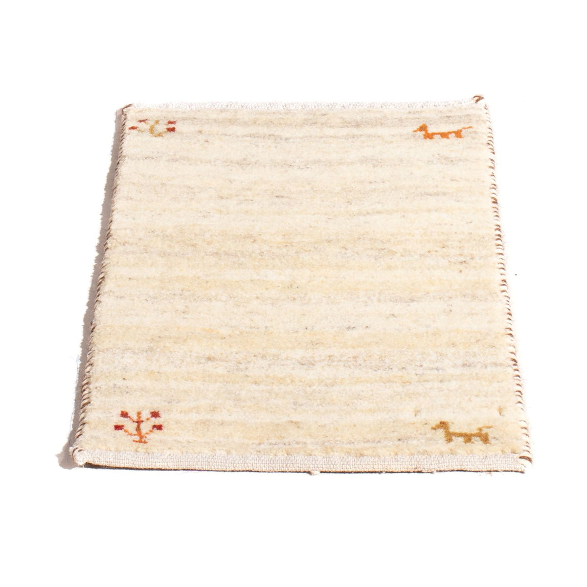 Gabbeh-tæppe - Persisk - 60 x 40 cm - creme