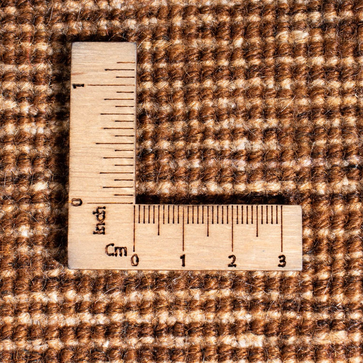 Gabbeh-tæppe - Persisk - 60 x 40 cm - mørk kamel