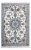 Persisk tæppe - Nain - 139 x 88 cm - creme
