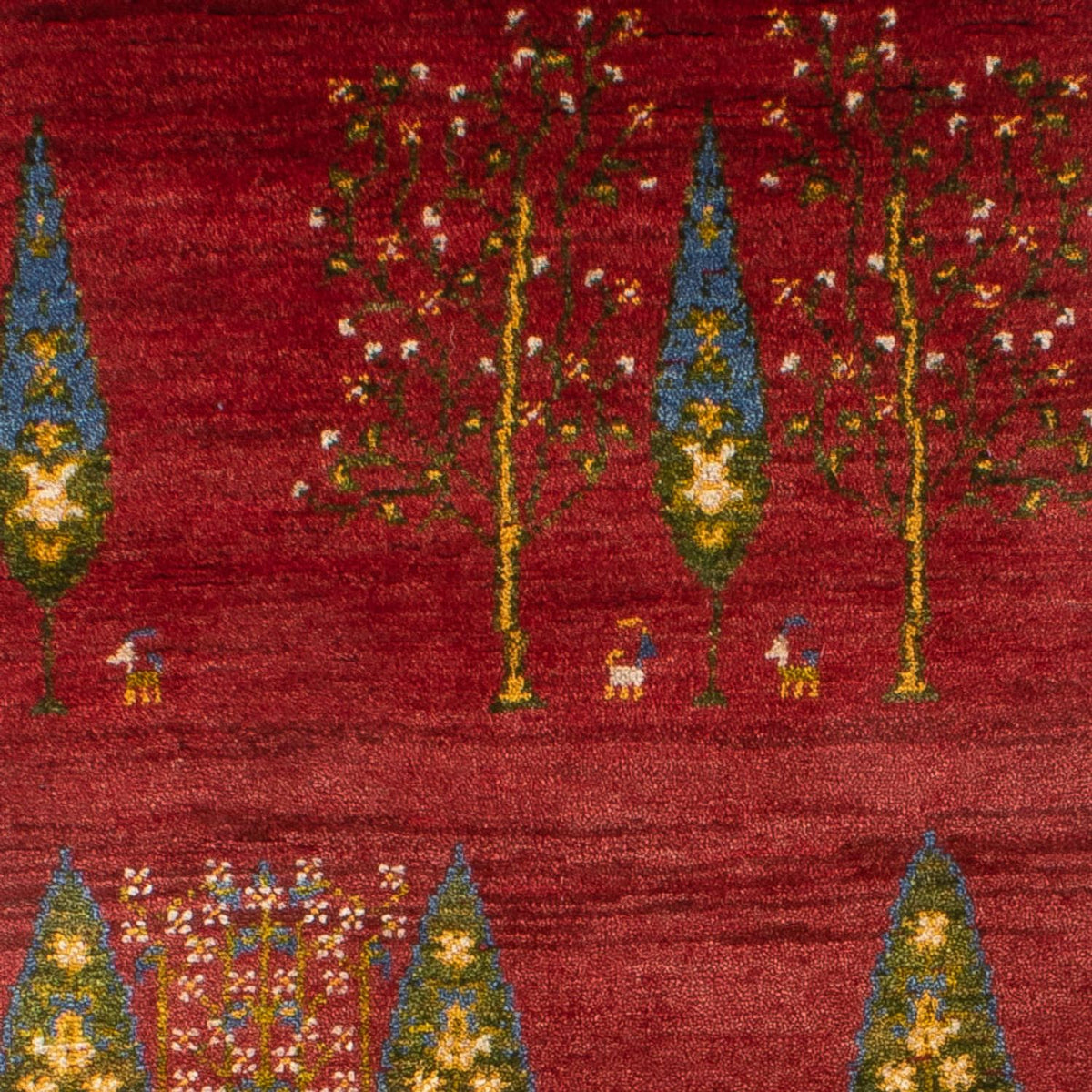Løber Gabbeh-tæppe - Persisk - 240 x 70 cm - rød