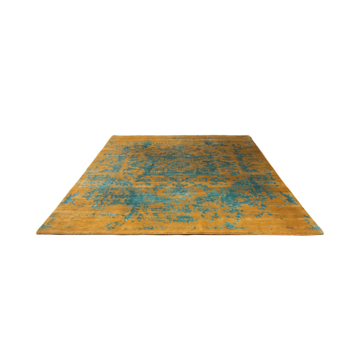 Designer tæppe - 300 x 250 cm - turkis