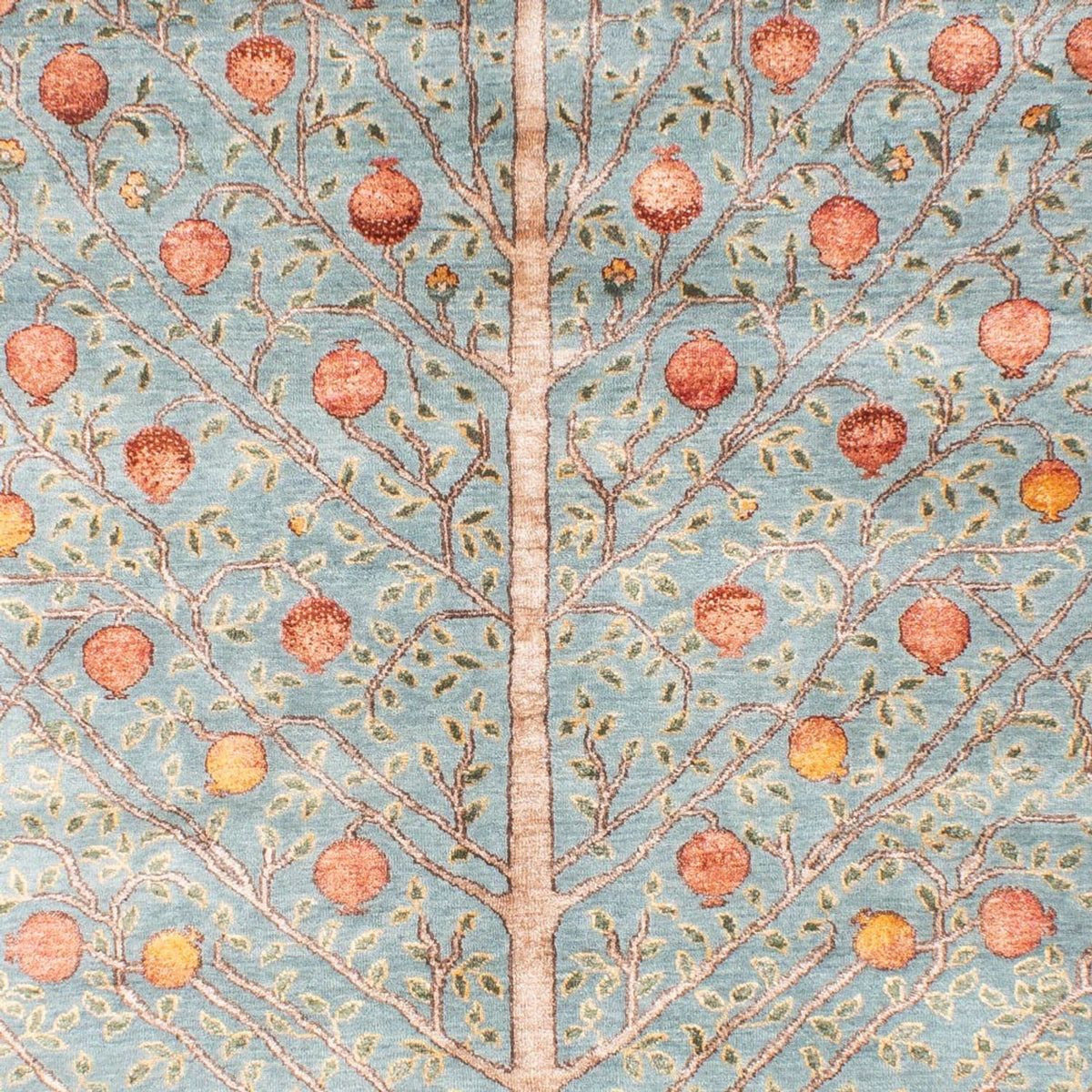 Designer tæppe - 253 x 184 cm - turkis