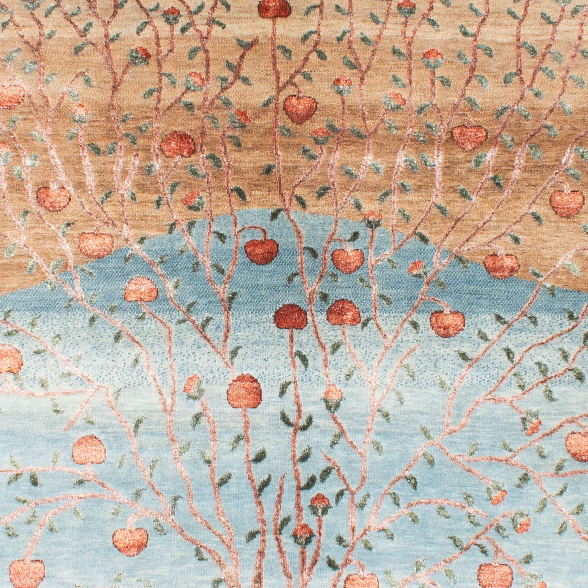 Designer tæppe - 260 x 188 cm - blå