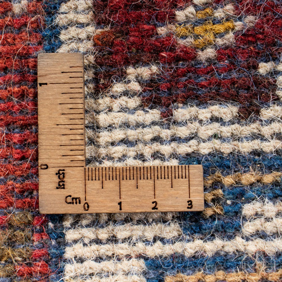 Orientalsk tæppe - 91 x 63 cm - beige