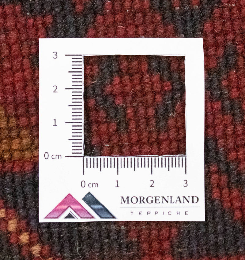 Løber Afghansk tæppe - Kunduz - 390 x 82 cm - rød