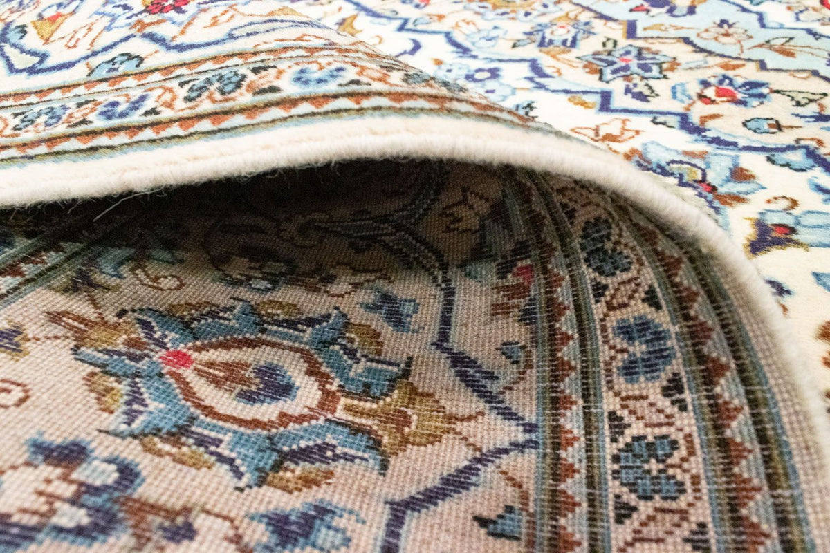 Persisk tæppe - Keshan - 306 x 195 cm - beige