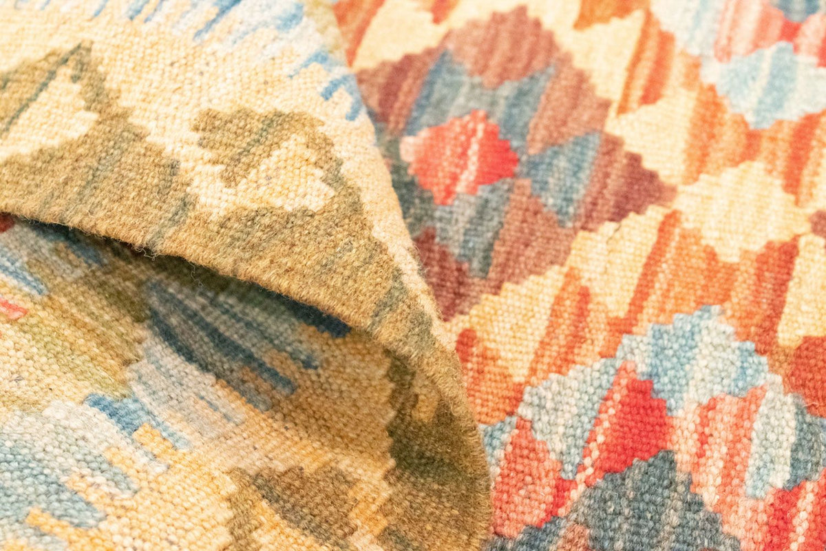 Kelim-tæppe - orientalsk - 90 x 60 cm - beige