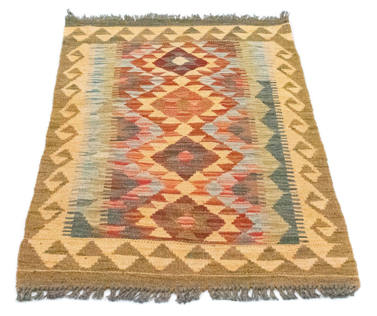 Kelim-tæppe - orientalsk - 90 x 60 cm - beige