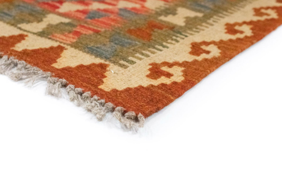 Kelim-tæppe - orientalsk - 90 x 60 cm - orange