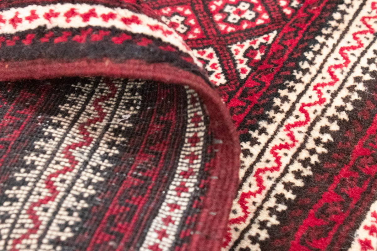 Baluch-tæppe - 84 x 70 cm - rød