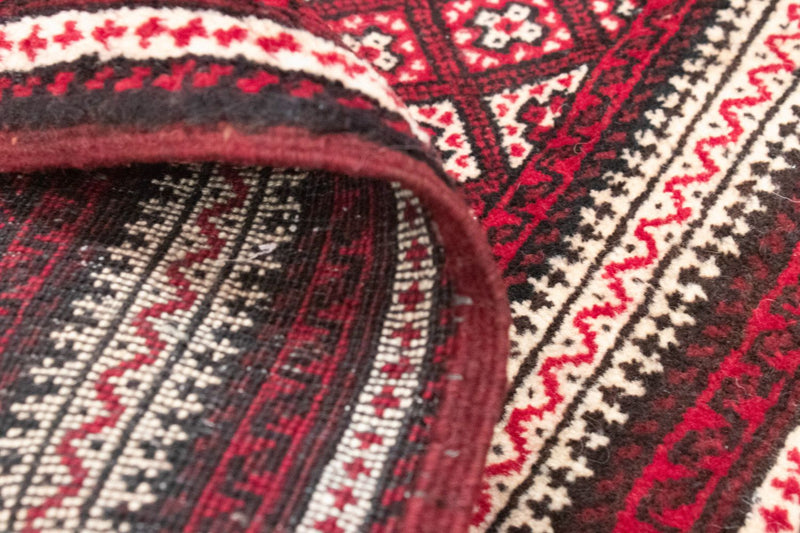 Baluch-tæppe - 84 x 70 cm - rød